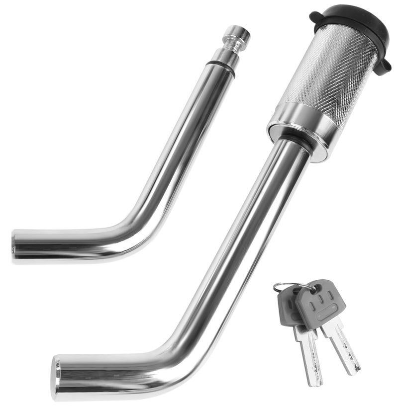 MAXXHAUL 50058 Hitch Receiver Lock with 5/8" and 1/2" Pins for 1-1/4", 2" and 2-1/2" Hitch Receivers - Image 1